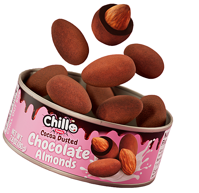Chocolate Covered Almonds Cocoa Dusted