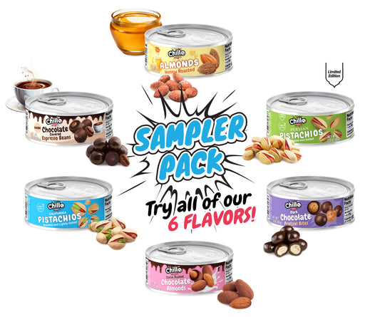 Sampler Pack of All Chocolate Snacks and Nuts