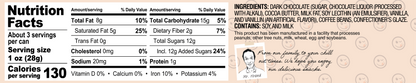 Chocolate Covered Espresso Nutrition Facts