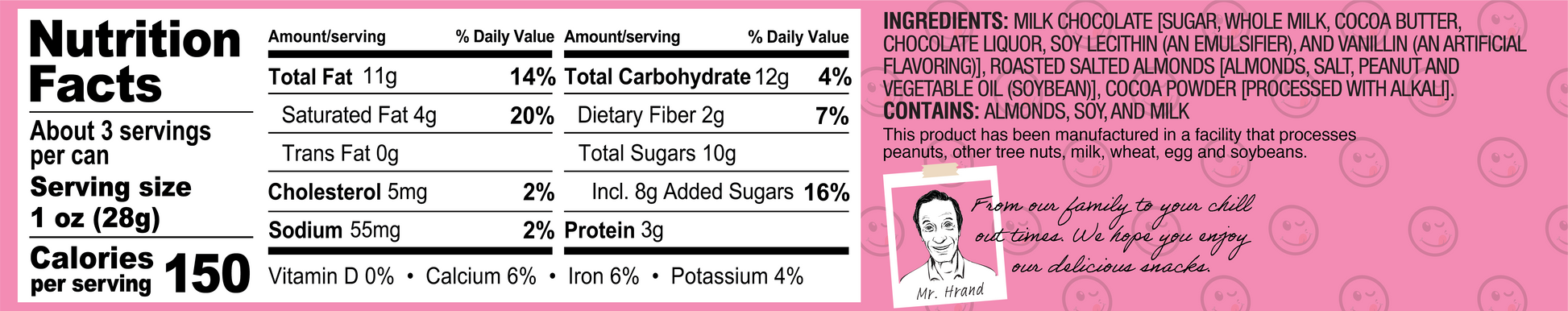 Chocolate Covered Almonds Nutrition Facts
