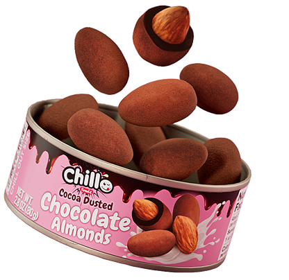 Chocolate Covered Almonds Cocoa Dusted