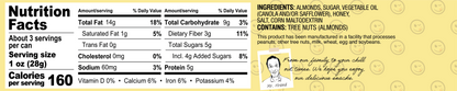 Honey Roasted Almonds Nutrition Facts